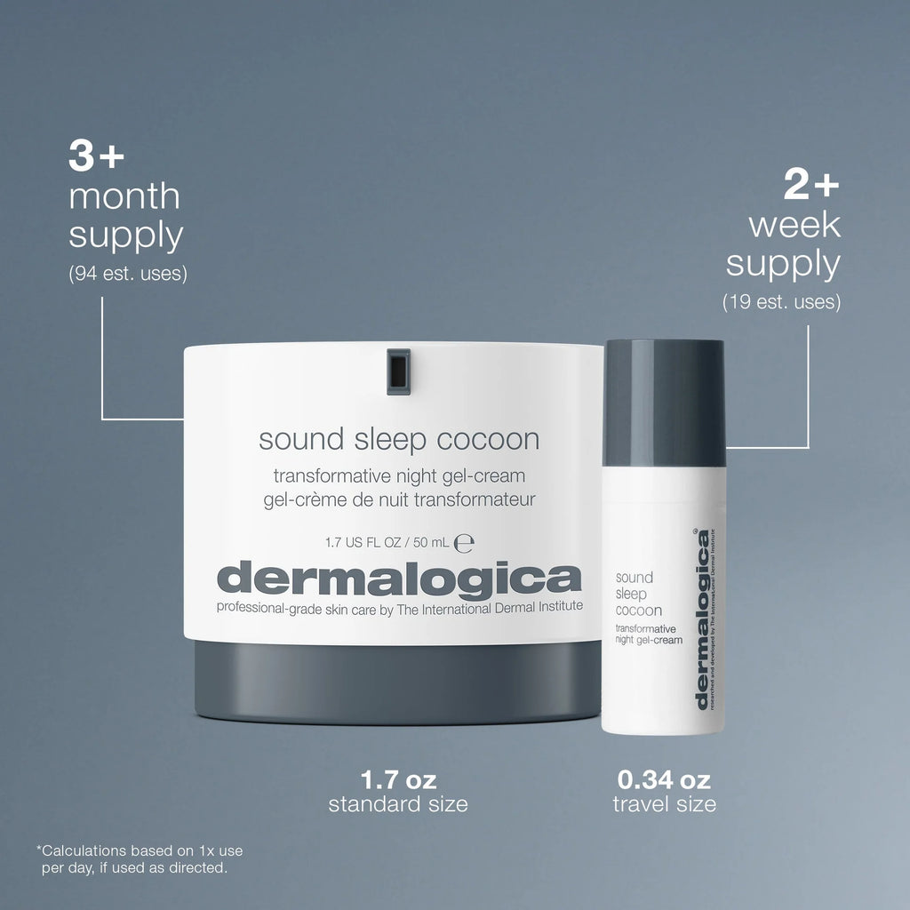 dermalogica moisturisers sound sleep cocoon night gel-cream