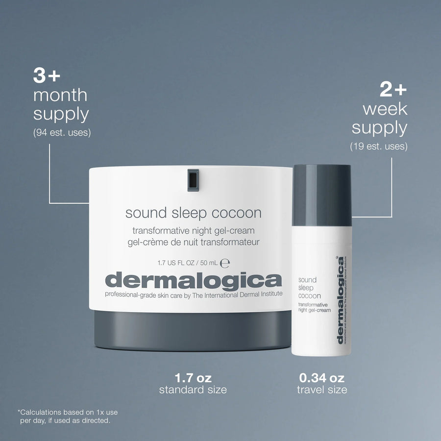 dermalogica moisturisers sound sleep cocoon night gel-cream