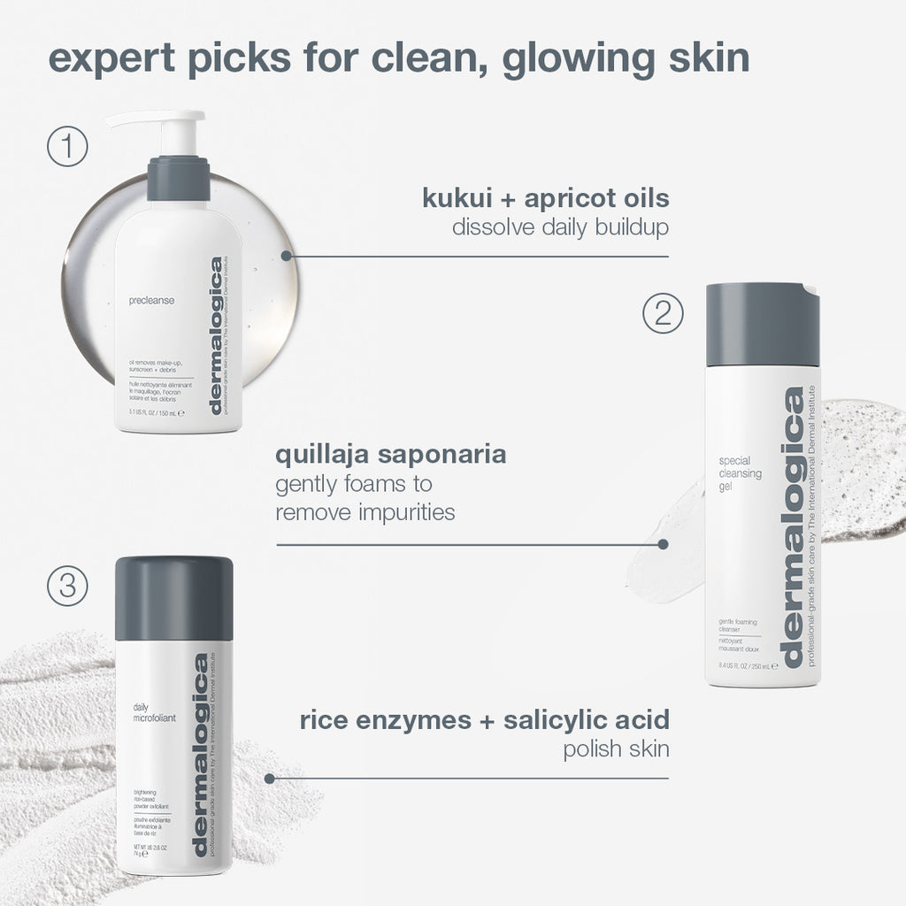 dermalogica skin kits and sets kit expert cleanse + glow kit