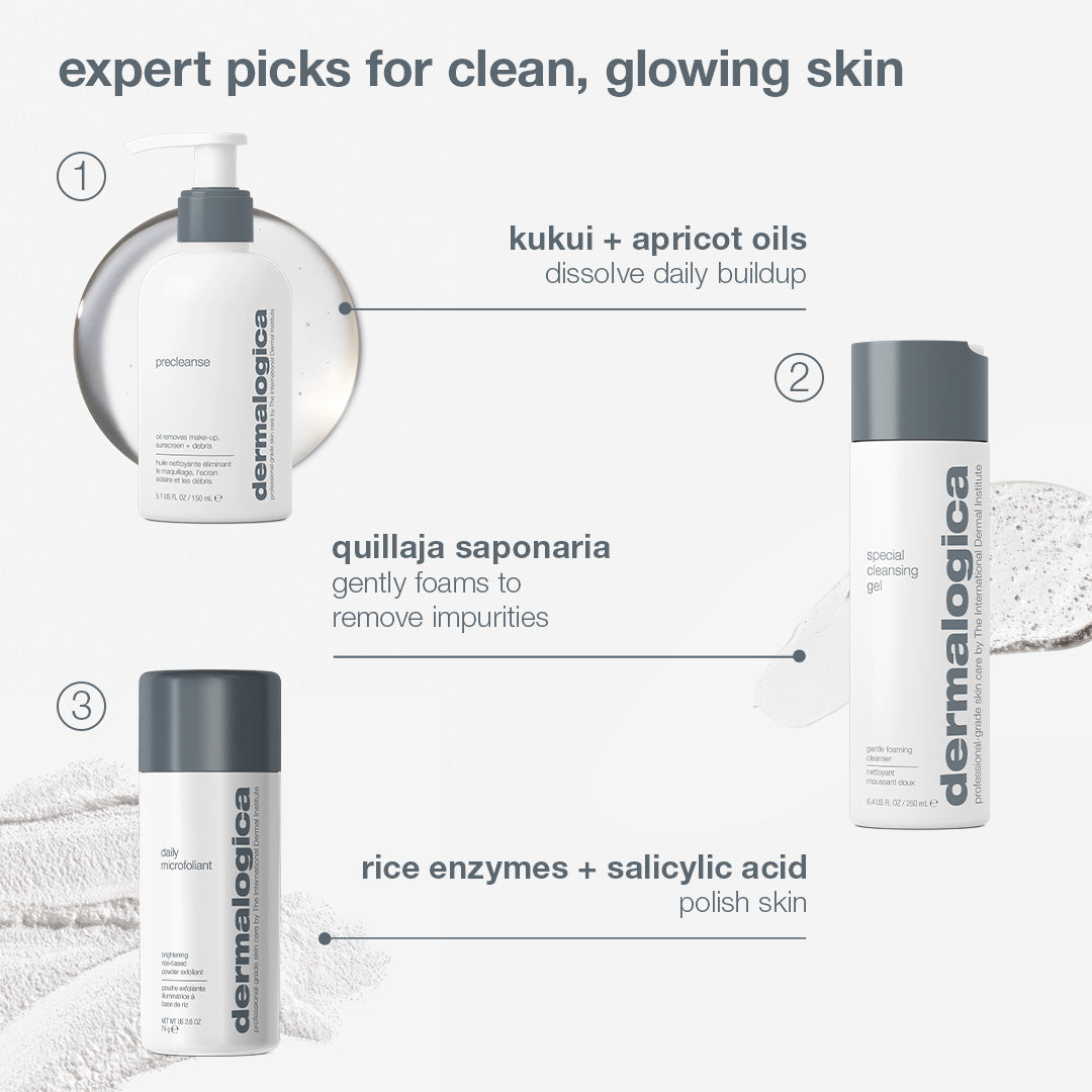 dermalogica skin kits and sets kit expert cleanse + glow kit