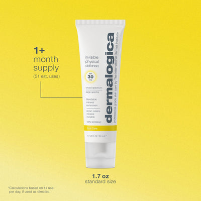 dermalogica spf 50ml invisible physical defense mineral sunscreen spf30