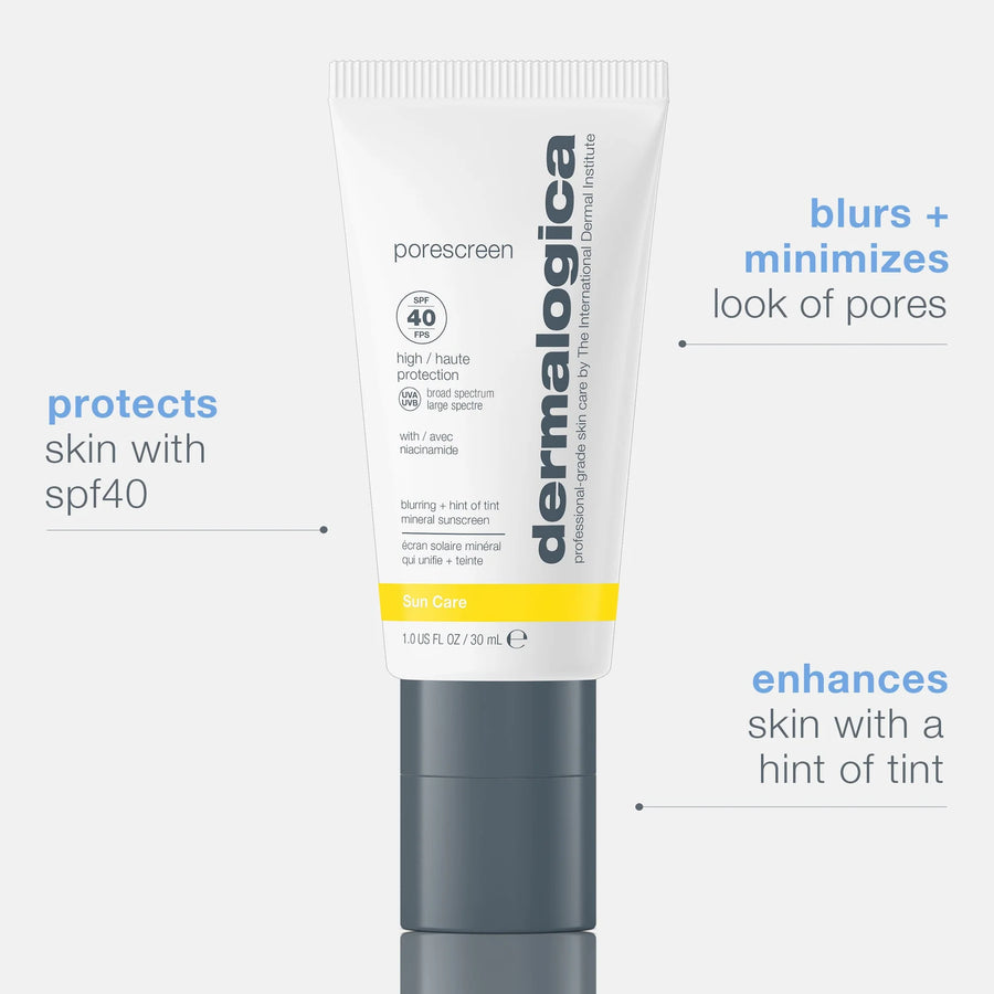 dermalogica spf 30ml porescreen mineral sunscreen spf40