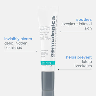 dermalogica targeted treatments 15ml deep breakout invisible liquid patch