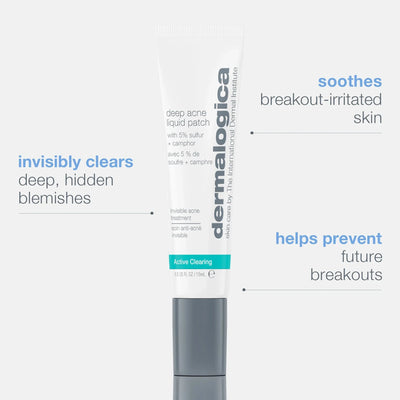 dermalogica targeted treatments 15ml deep breakout liquid patch