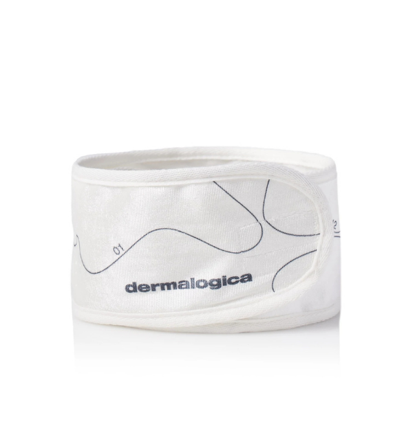 dermalogica sample White Dermalogica FaceMapping Headband
